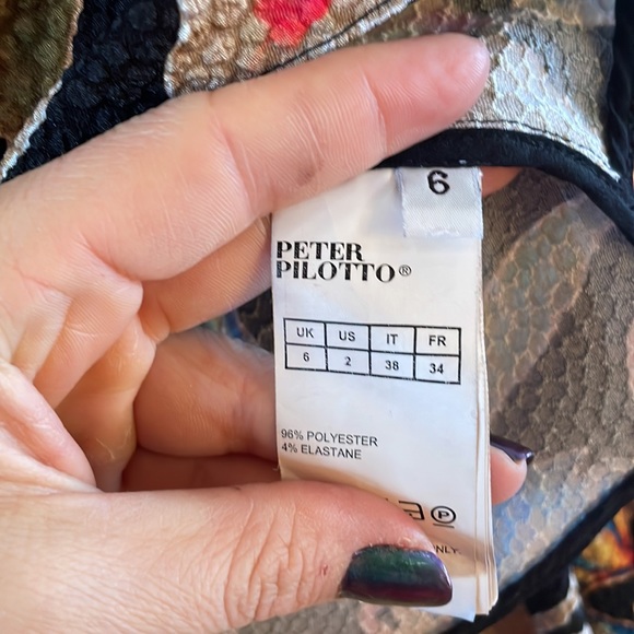 PETER PILOTTO asymmetrical top sz2 (6UK) - Picture 4 of 4